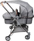 Malatec Waterdichte Zonne- en Schaduwkap voor Kinderwagen – UV/Regen