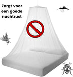 Klamboe XL Wit - Muskietennet - Hemeltje - Sluier Ledikant - Muggennet Baby - Mosquito Net - Volwassenen Bed - 2 Persoons