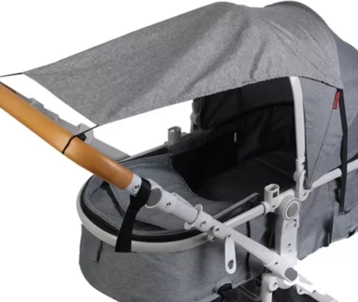 Malatec Waterdichte Zonne- en Schaduwkap voor Kinderwagen – UV/Regen