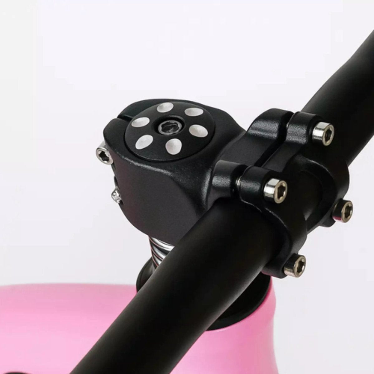 Kruzzel Loopfiets Roze – 12 Inch Kinderfiets met Verstelbaar Zadel en Draagriem