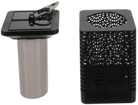 Solar Lantaarn - Realistisch Vlameffect - Waterdichte Buitenlamp voor Tuin en Terras