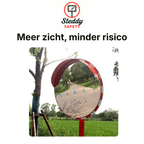 Keylight KSS-030 Verkeersspiegel met Luifel -RVS - (nr.34)