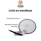 Indoor spiegel – Convex 130° – Verkeer – Licht & Slagvast (nr. 23)