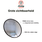 Indoor spiegel – Convex 130° – Verkeer – Licht & Slagvast (nr. 23)