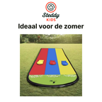 Waterglijbaan - Buikschuifbaan - Waterslide - Waterglijmat - Buikschuifmat - 3 Banen Met Sproeiers