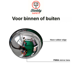 Bolspiegel 360° Ø60 cm – Full Dome – Acryl – Plafondmontage (nr. 12)