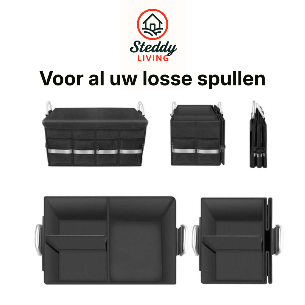 Kofferbak Organizer 59x30x35cm - Ruime en Stevige Opbergoplossing