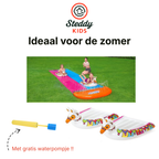 Waterglijbaan - Buikschuifbaan - Waterslide - Waterglijmat - Buikschuifmat