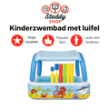 Opblaasbaar Kinderzwembad inclusief 2 mini Foam waterkanonnen