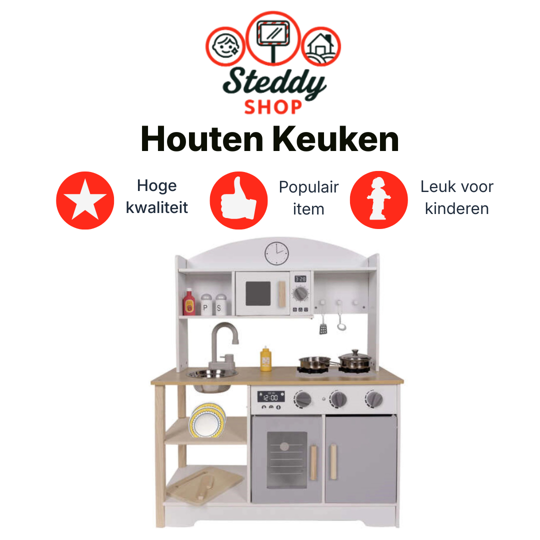 Kruzzel XL Houten Keuken - De Droomkeuken voor Jonge Chefs