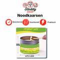 Noodkaarsen in Blik – 5 Stuks – 120 Uur – Geurloos